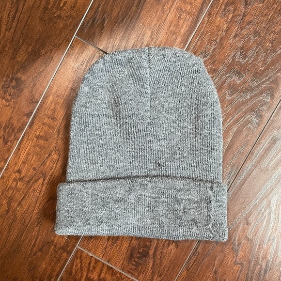 Lipstick & Lashes Studded Gray Beanie - Picture 4 of 5